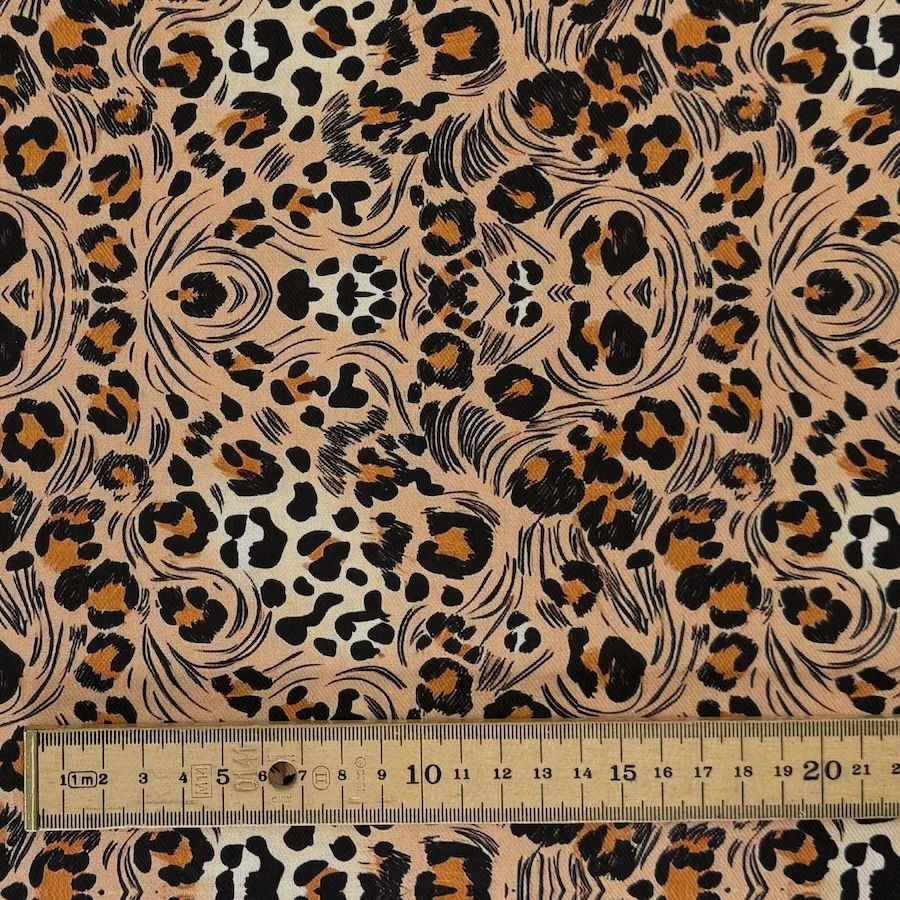 Cotton Viscose Twill - Animal Print - Image 4