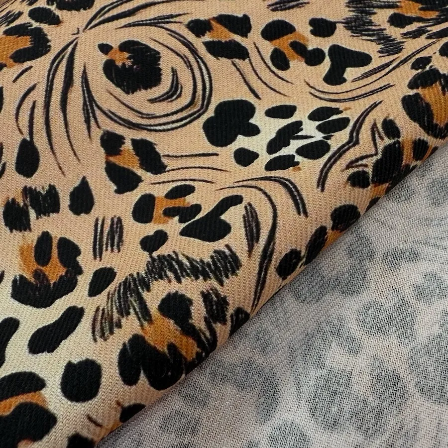 Cotton Viscose Twill - Animal Print - Image 2