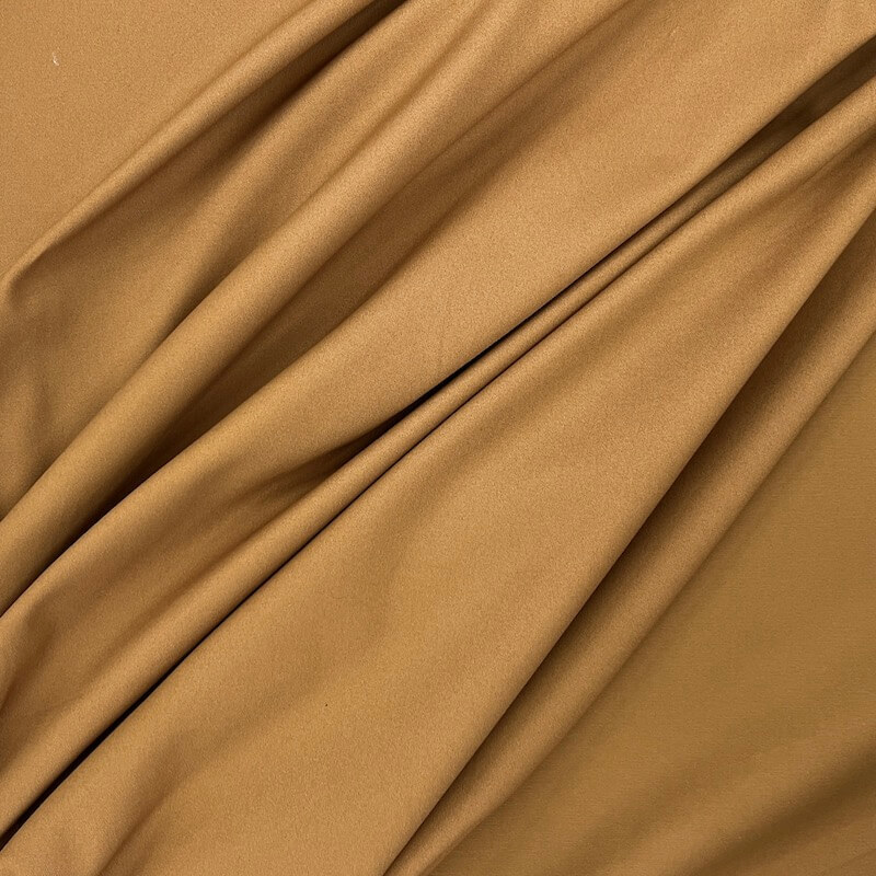 Brushed Stretch Cotton Canvas - Tumeric - Image 4
