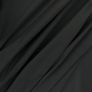 Brushed Stretch Cotton Canvas - Black