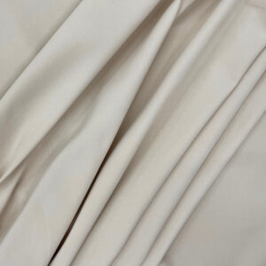 Brushed Stretch Cotton Canvas - Ecru