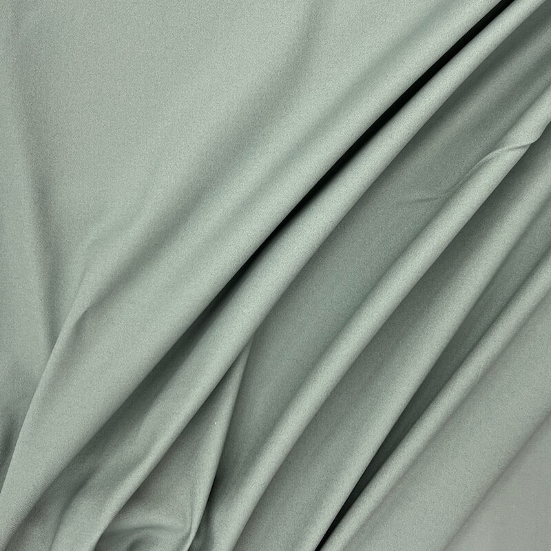 Brushed Stretch Cotton Canvas - Mint - Image 3