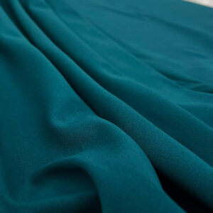 Brushed Stretch Cotton Canvas - Petrol