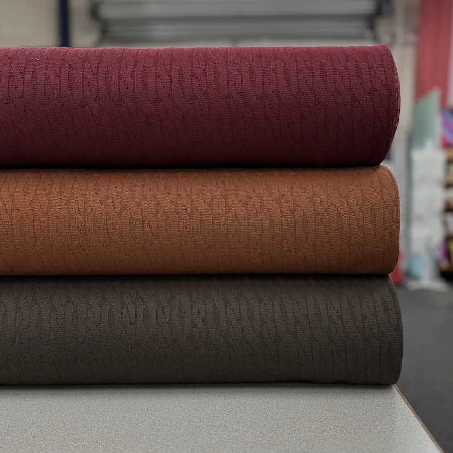 Double Knit Cable Jersey - Copper - Image 5