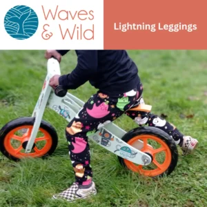 Waves & Wild Lightning Leggings PDF Pattern - Child