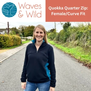 Waves & Wild Quokka Quarter Zip Top PDF Pattern - Adult Female/Curve Fit
