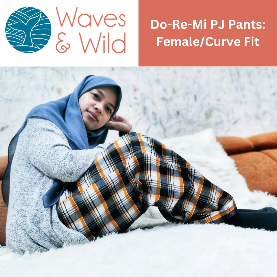 Waves & Wild Do-Re-Mi PJ Pants PDF Pattern - Ladies