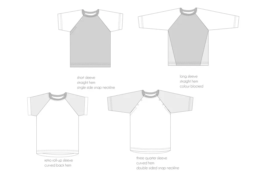 Waves & Wild Explorer Raglan PDF Pattern - Child - Image 8