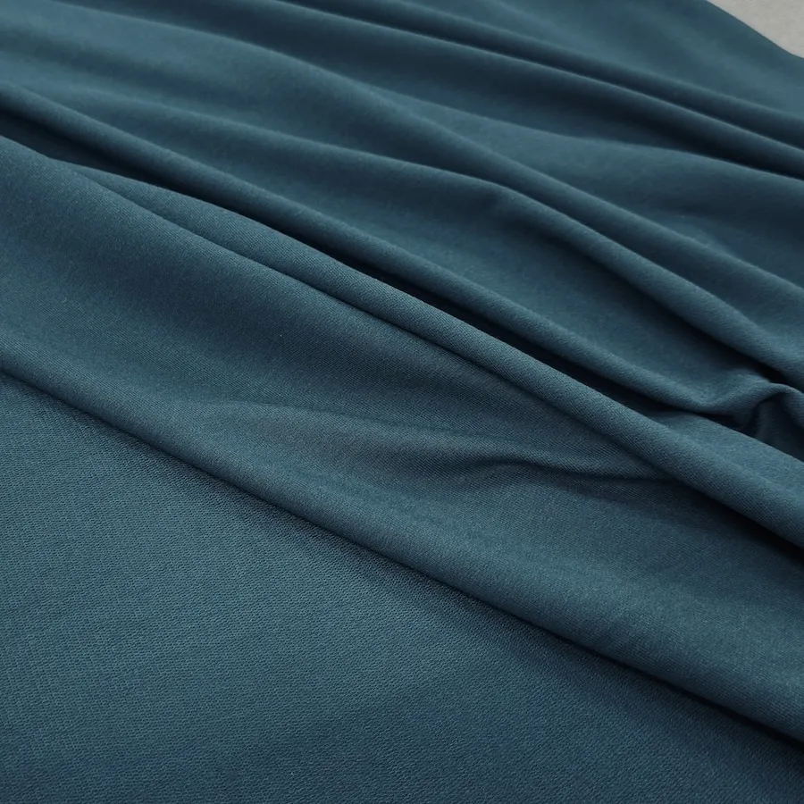 Modal Loop Back French Terry Jersey - Deep Petrol - Image 4