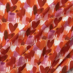 Little Johnny Fabrics 100% Cotton - Hearts