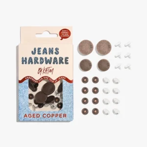 Kylie and the Machine Jeans Hardware Kit - Aged Copper