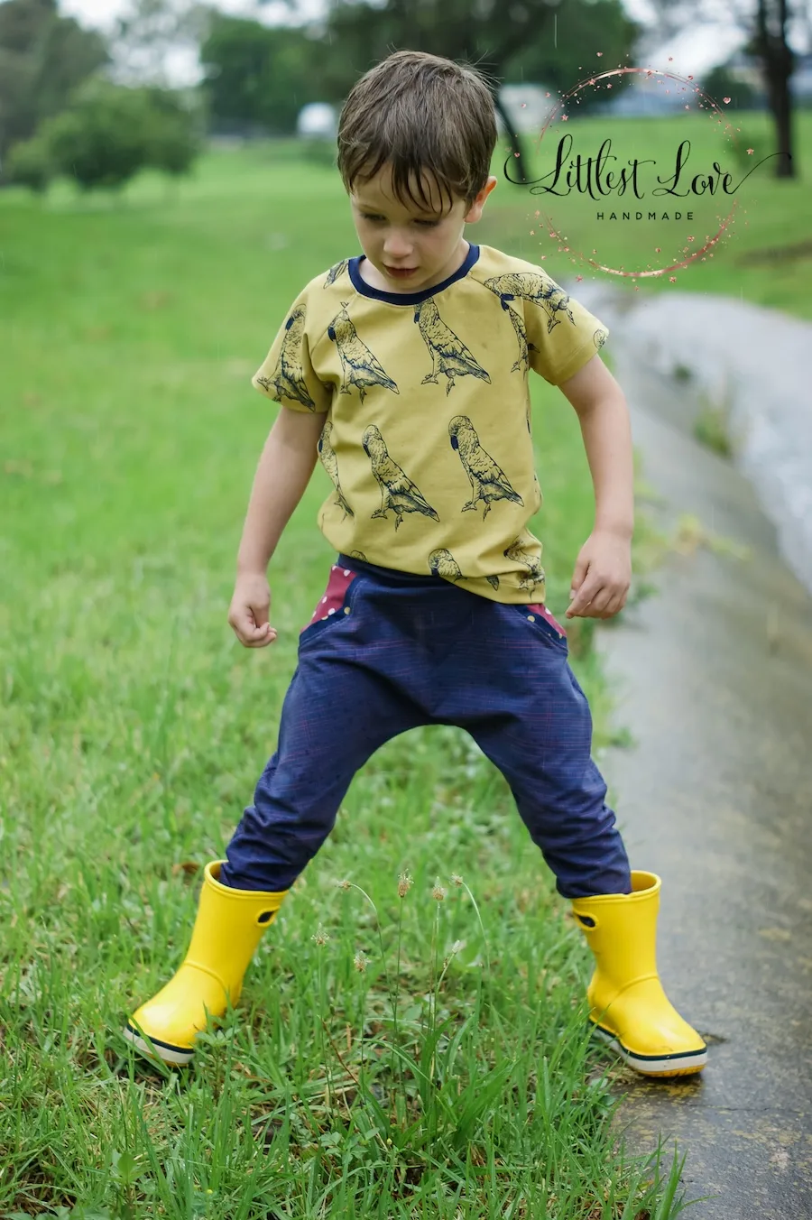 Waves & Wild Harem Pants PDF Pattern - Child - Image 7