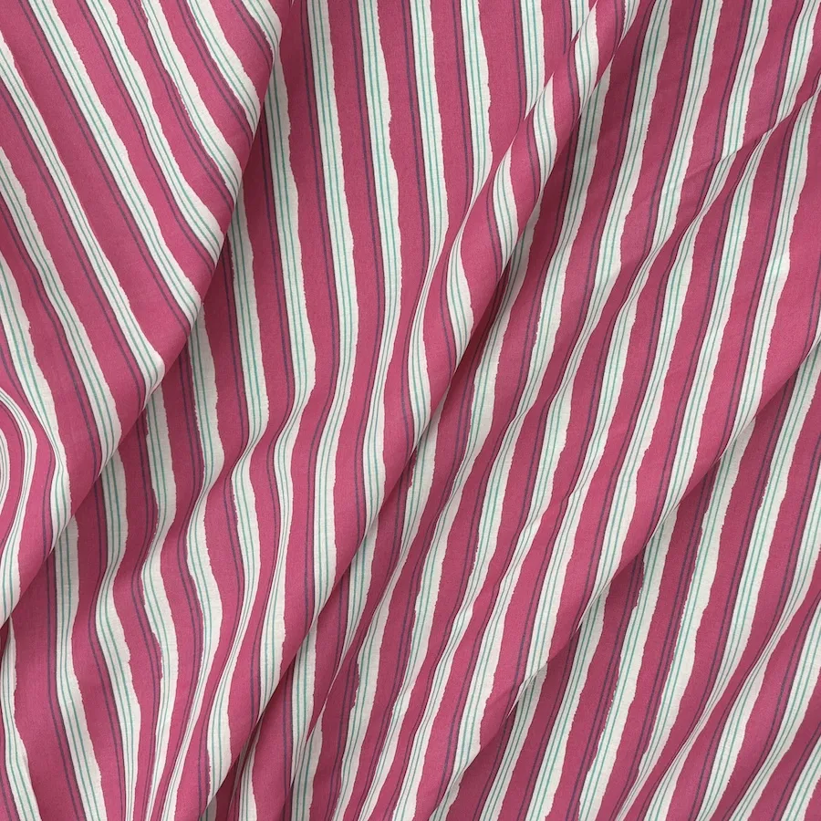 100% Cotton Voile - Irregular Stripes - Image 5