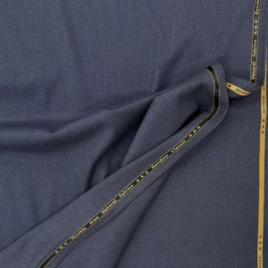 Woven Bamboo/Recycled Polyester Fibre Dyed Fabric - Denim Melange