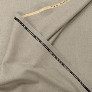 Woven Bamboo/Recycled Polyester Fibre Dyed Fabric - Oat Melange