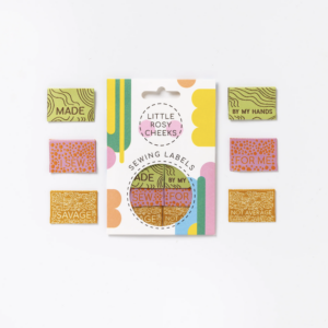 Pack of 6 Woven Sewing Labels by Little Rosy Cheeks – For Me Collection 3.0