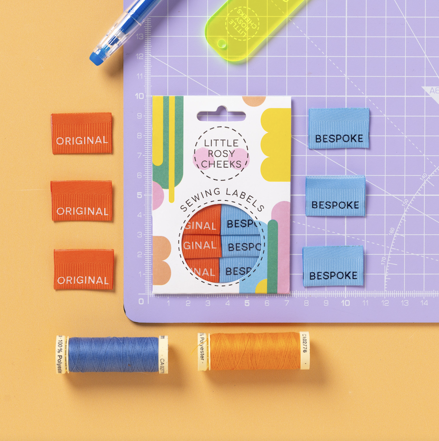 Pack of 6 Woven Sewing Labels by Little Rosy Cheeks – Bespoke/Original 2.0 - Image 3