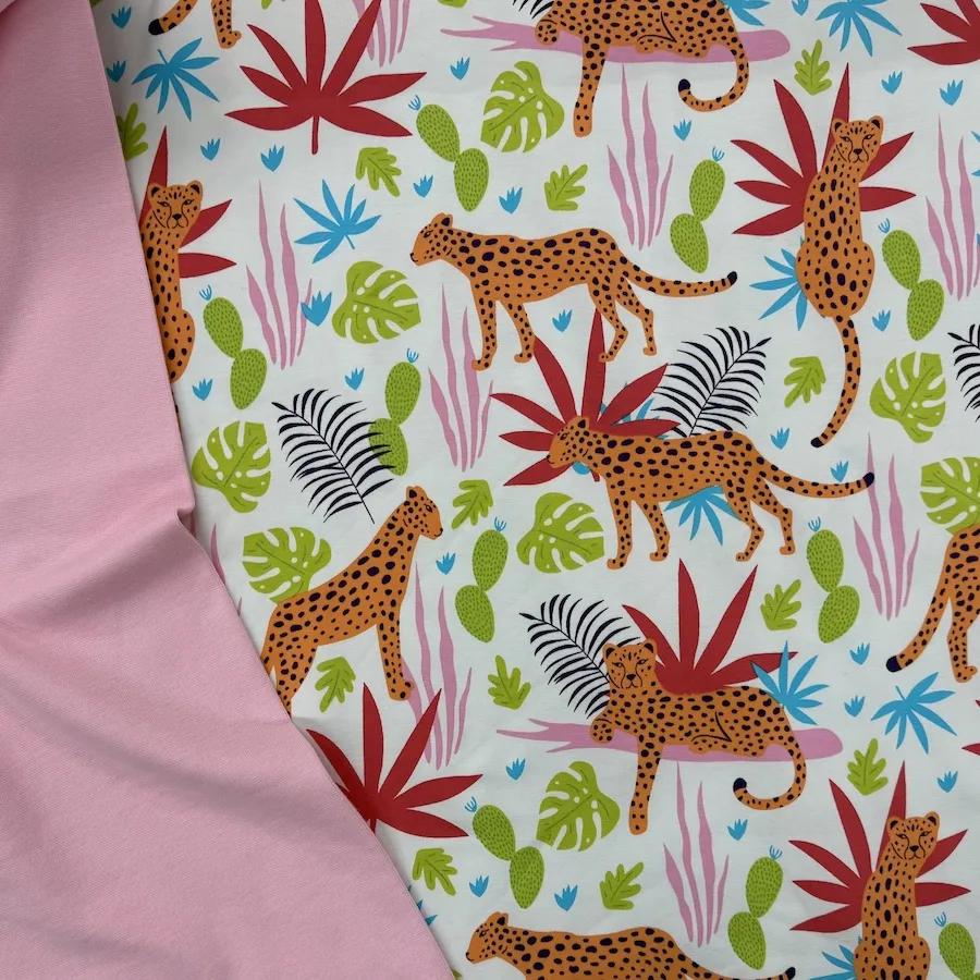 Cotton Lycra Jersey - Big Cats - Image 6