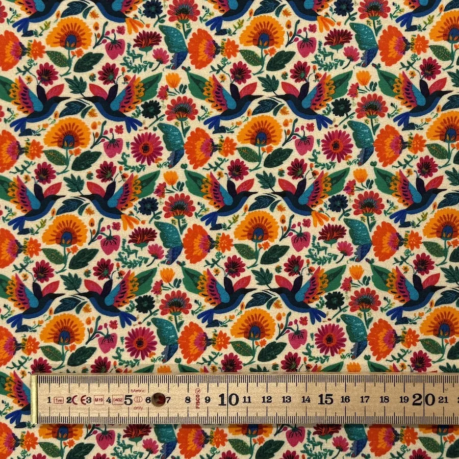 Cotton Lycra Jersey - Kingfisher - Image 3