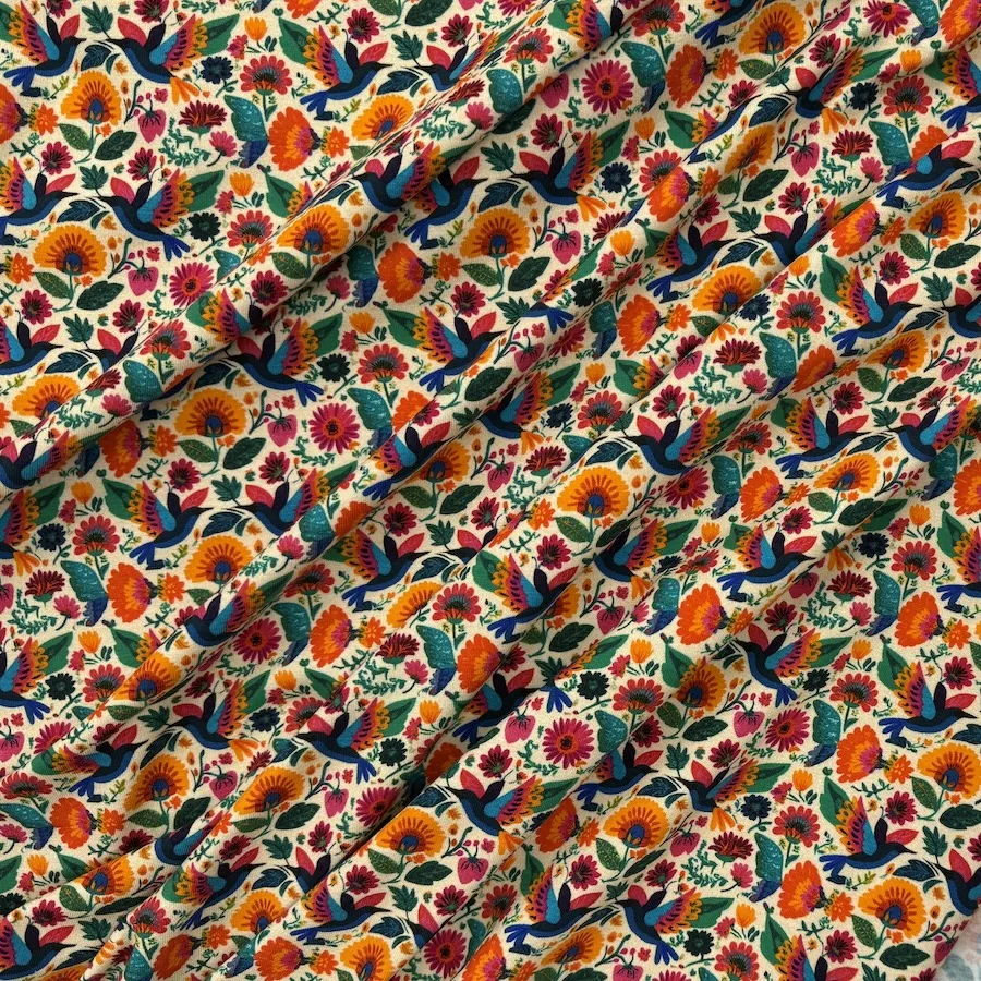 Cotton Lycra Jersey - Kingfisher - Image 5