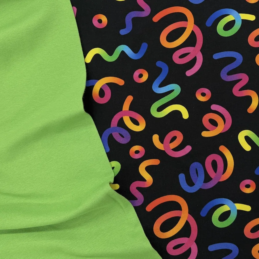 Cotton Lycra Jersey - Party Streamers - Image 7