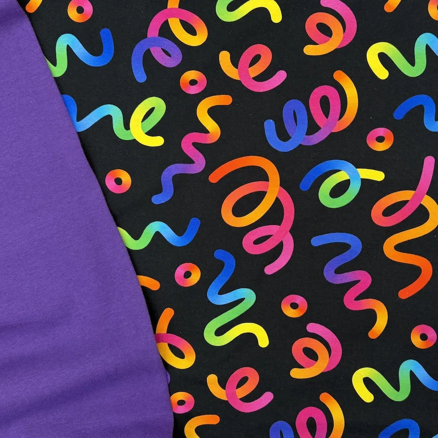 Cotton Lycra Jersey - Party Streamers - Image 8