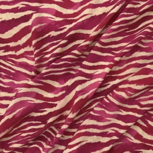 Little Johnny Fabrics 100% Viscose Lawn - Pink Safari