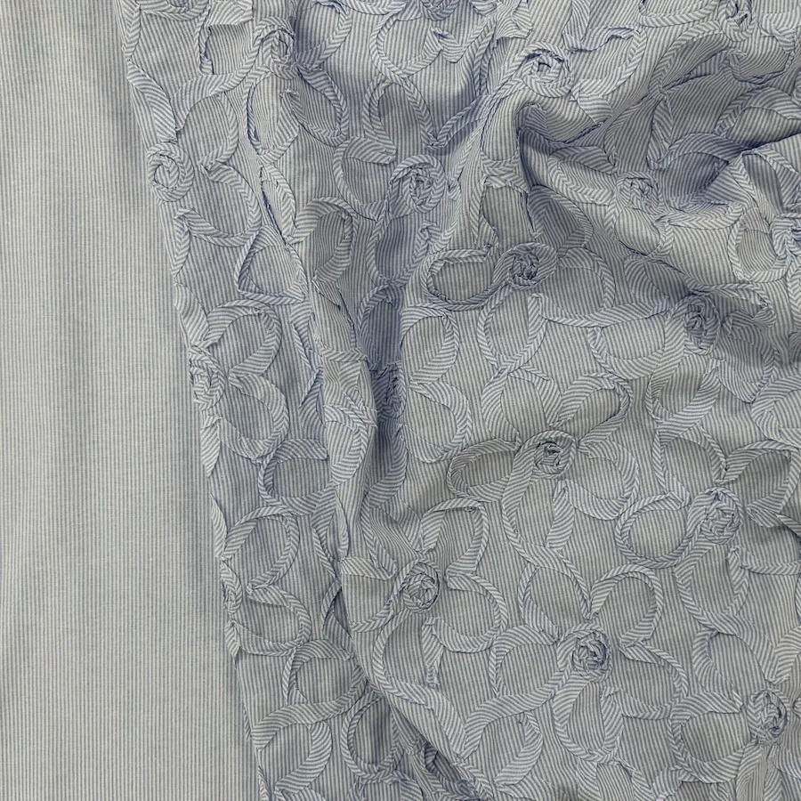 Striped Cotton - Blue/White - Image 5