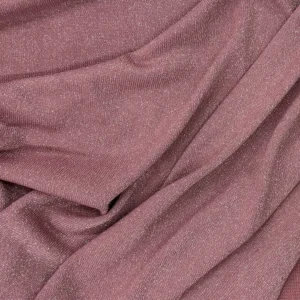 Lurex Viscose Knit - Dusky Pink