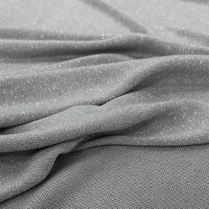 Lurex Viscose Knit - Mid Grey