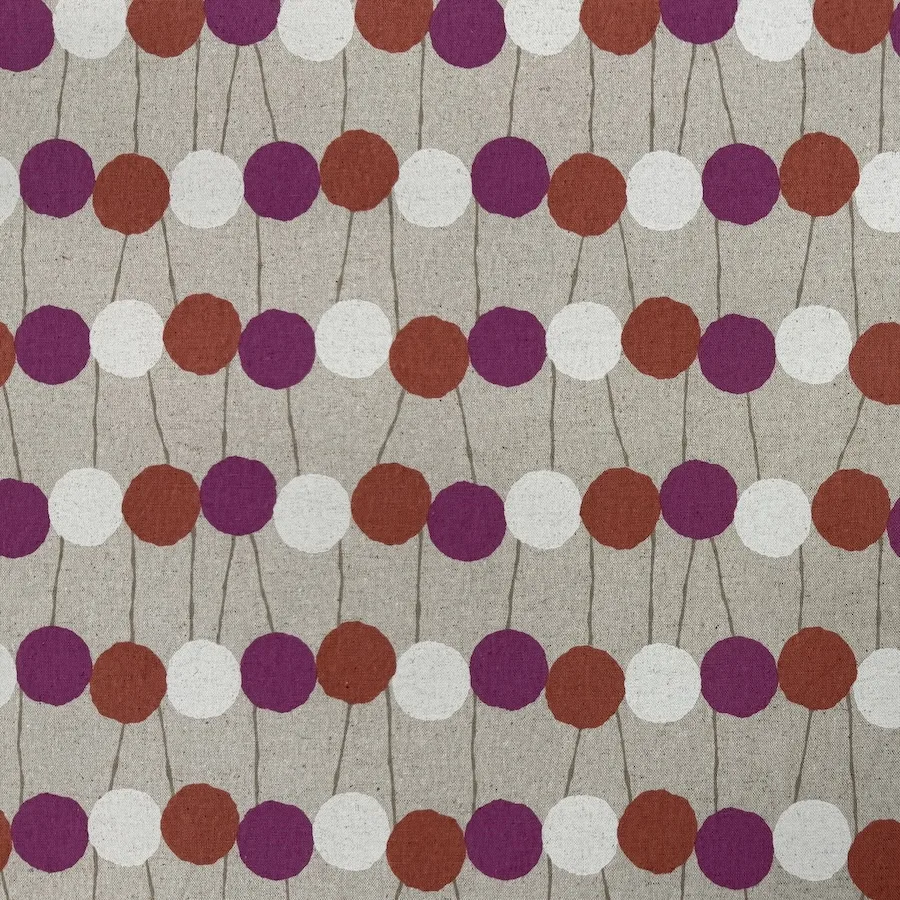 Sevenberry Cotton Linen - Pink Dots - Image 4