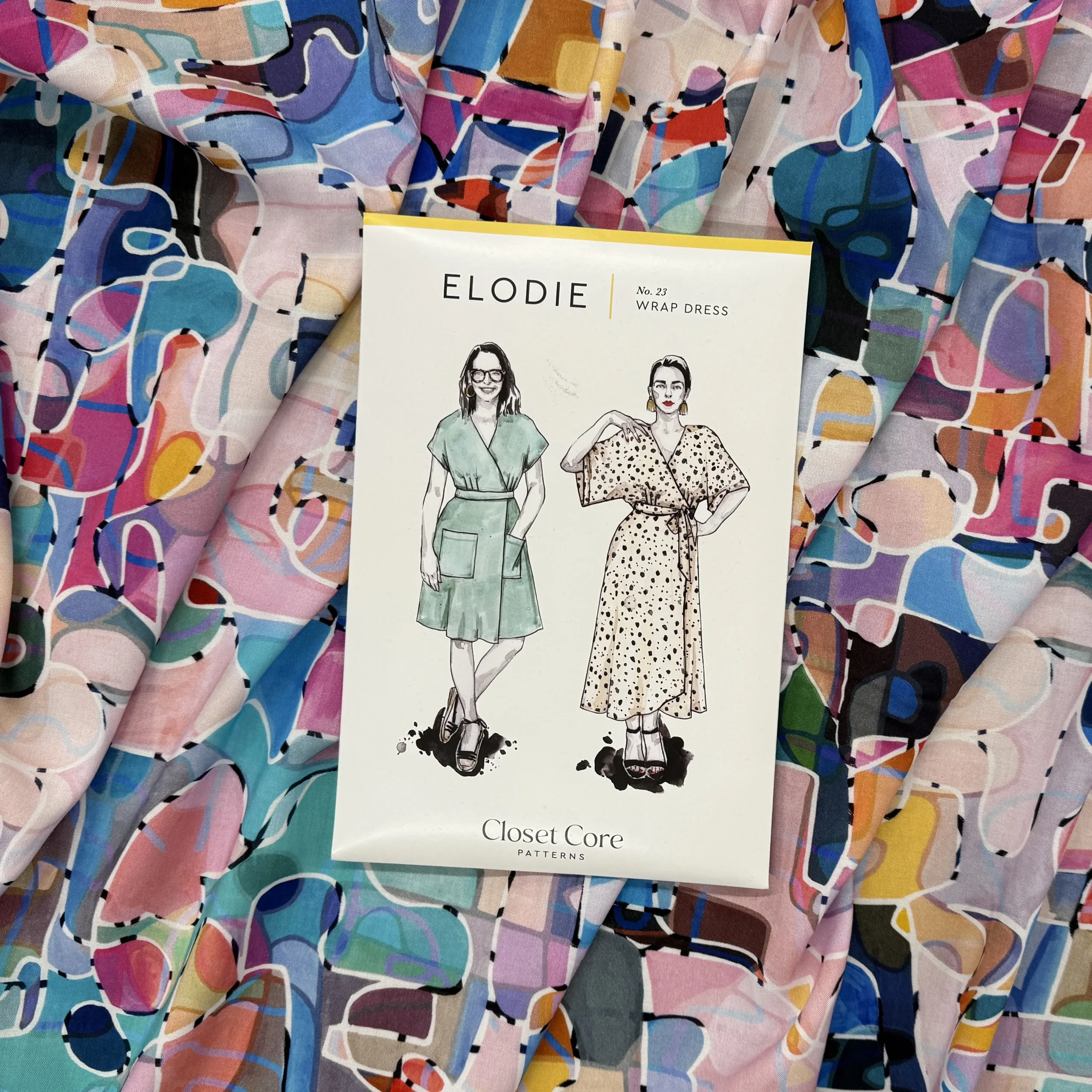 Rachel Parker for Dashwood Studios 100% Rayon - Circle Line - Paint - Image 3