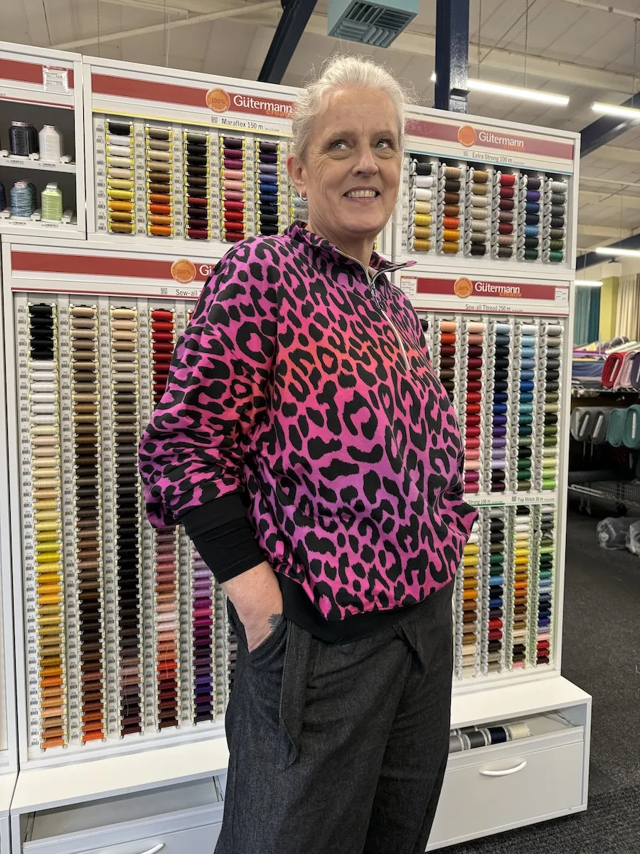 Wardrobe By Me - Half Zip Sweatshirt - Image 2