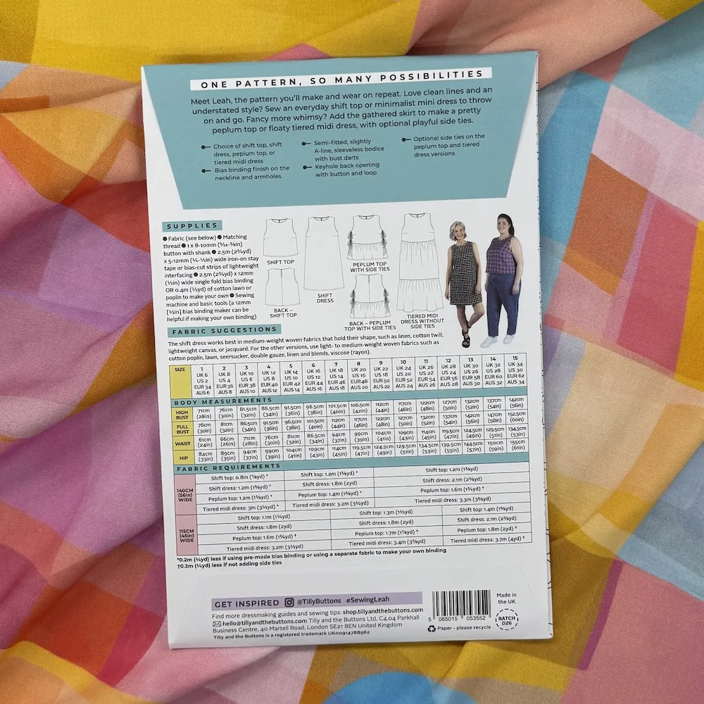 Tilly and the Buttons Leah Sewing Pattern - Image 2