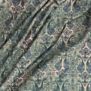 Little Johnny Cotton Lycra Jersey - Nouveau Peacocks