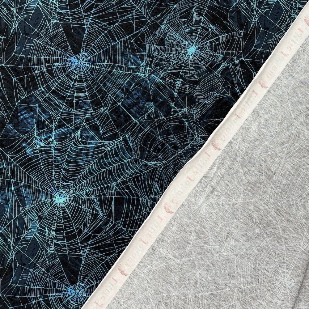 Little Johnny Cotton Lycra Jersey - Spiderwebs - Image 3