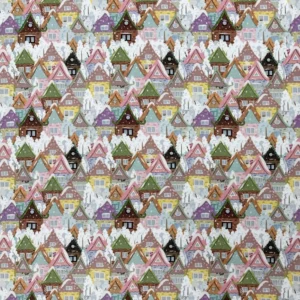 Little Johnny Cotton Lycra Jersey - Snowy Rooftops