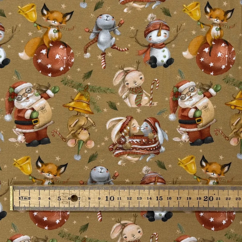 Little Johnny Cotton Lycra Jersey - Festive Friends - Image 5