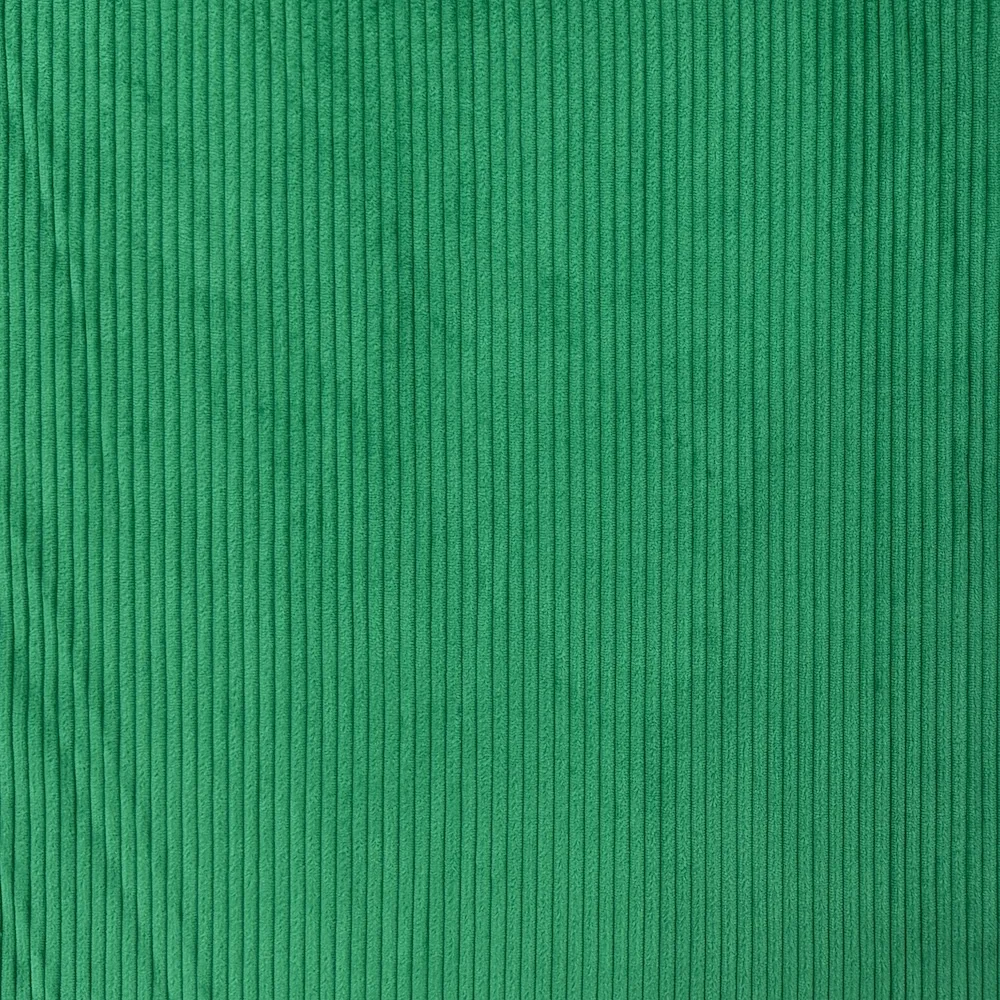 Ex designer 100% Cotton 6 Wale Corduroy - Emerald - Image 5