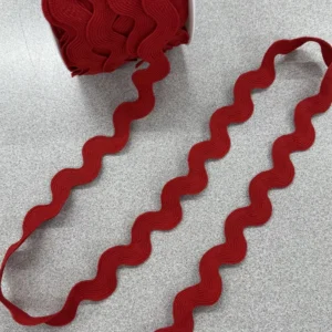 Jumbo Ric-Rac Trim - Red