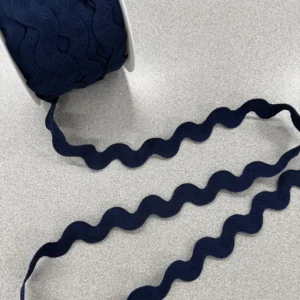 Jumbo Ric-Rac Trim - Navy