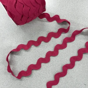 Jumbo Ric-Rac Trim - Cerise