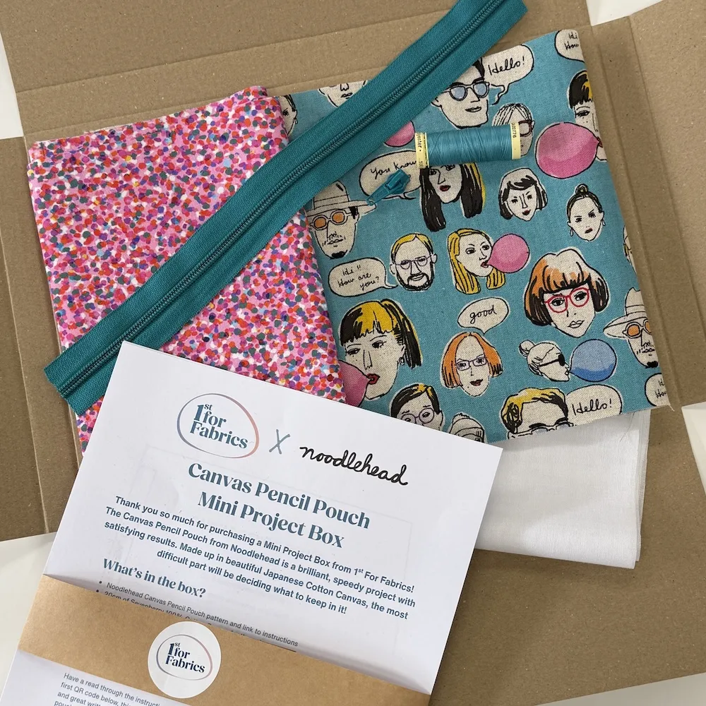Mini Project Box - Canvas Pencil Pouch - Image 2