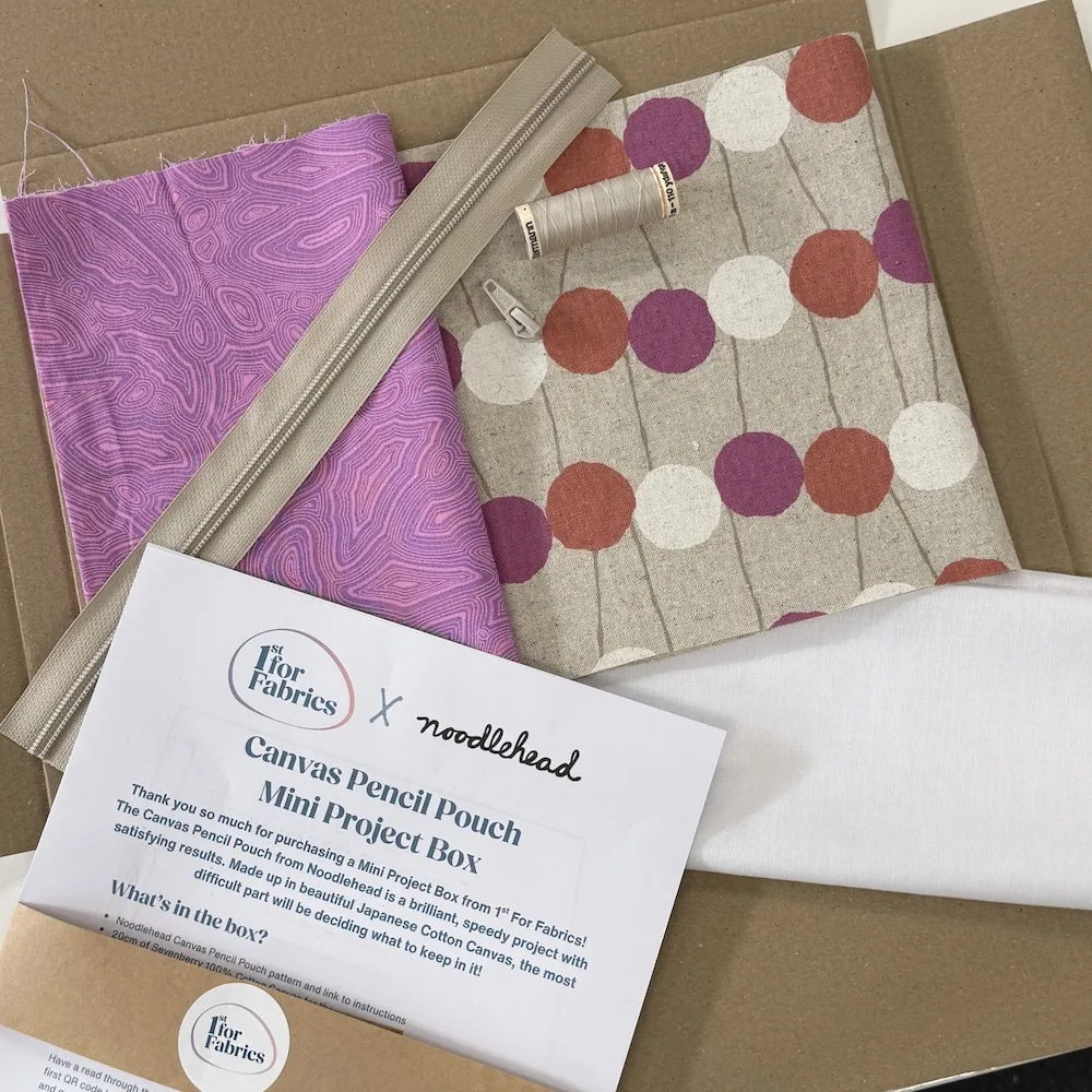 Mini Project Box - Canvas Pencil Pouch - Image 3