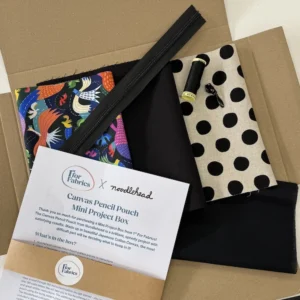 Mini Project Box - Canvas Pencil Pouch