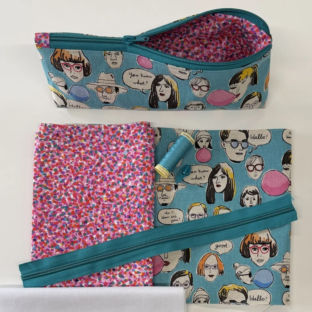 Mini Project Box - Canvas Pencil Pouch - Image 5