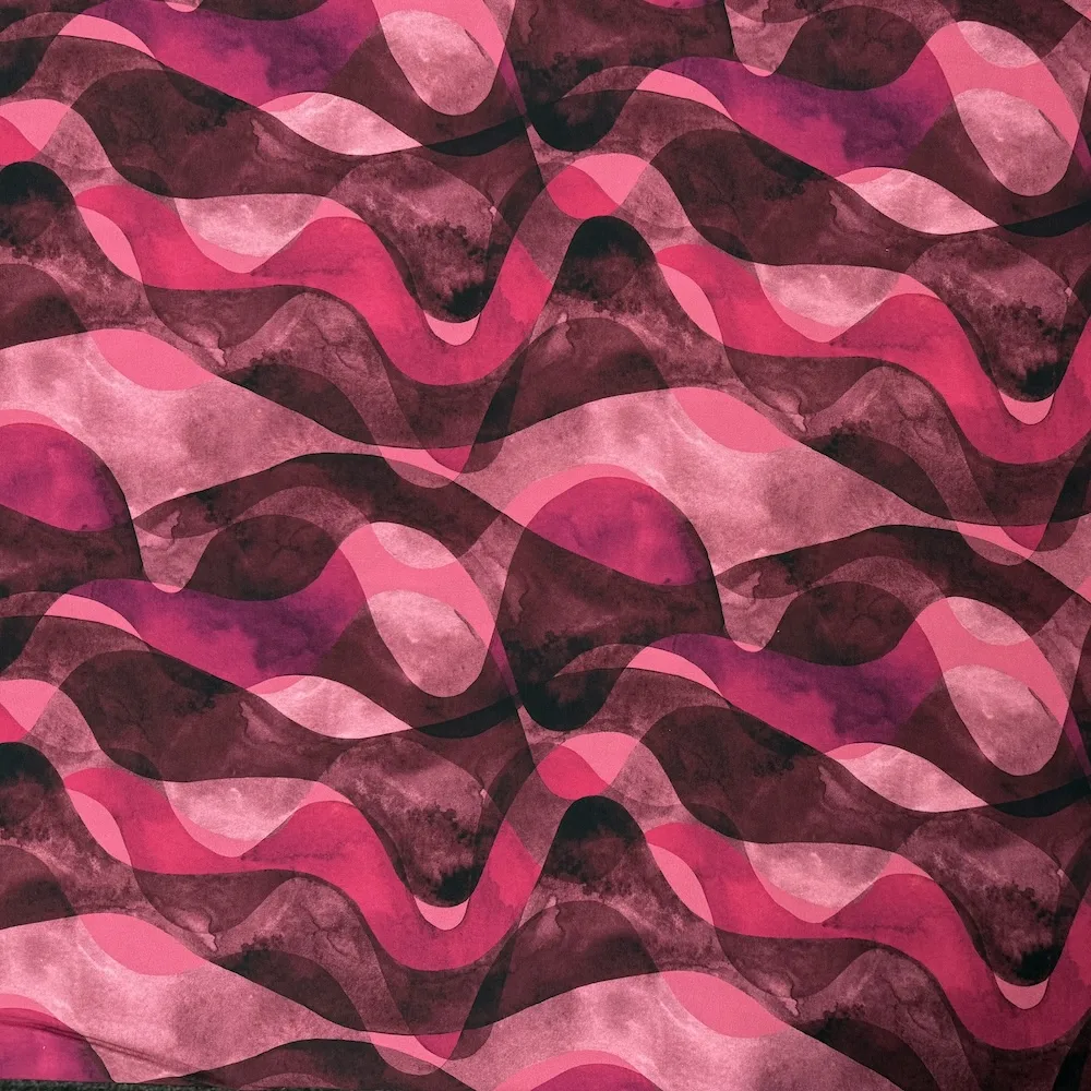 100% Viscose - Amethyst Waves - Image 2