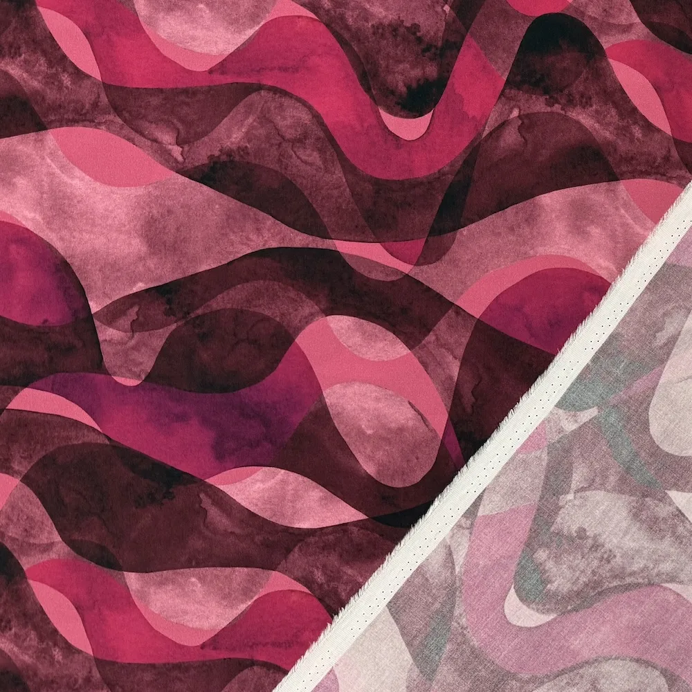 100% Viscose - Amethyst Waves - Image 4