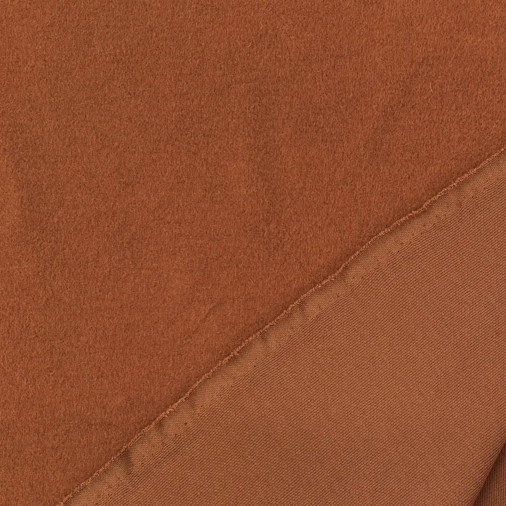 Meridian Fleece Outerwear Fabric - Ginger - Image 2
