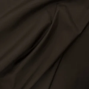 Brushed Stretch Cotton Canvas - Chocolate Brown